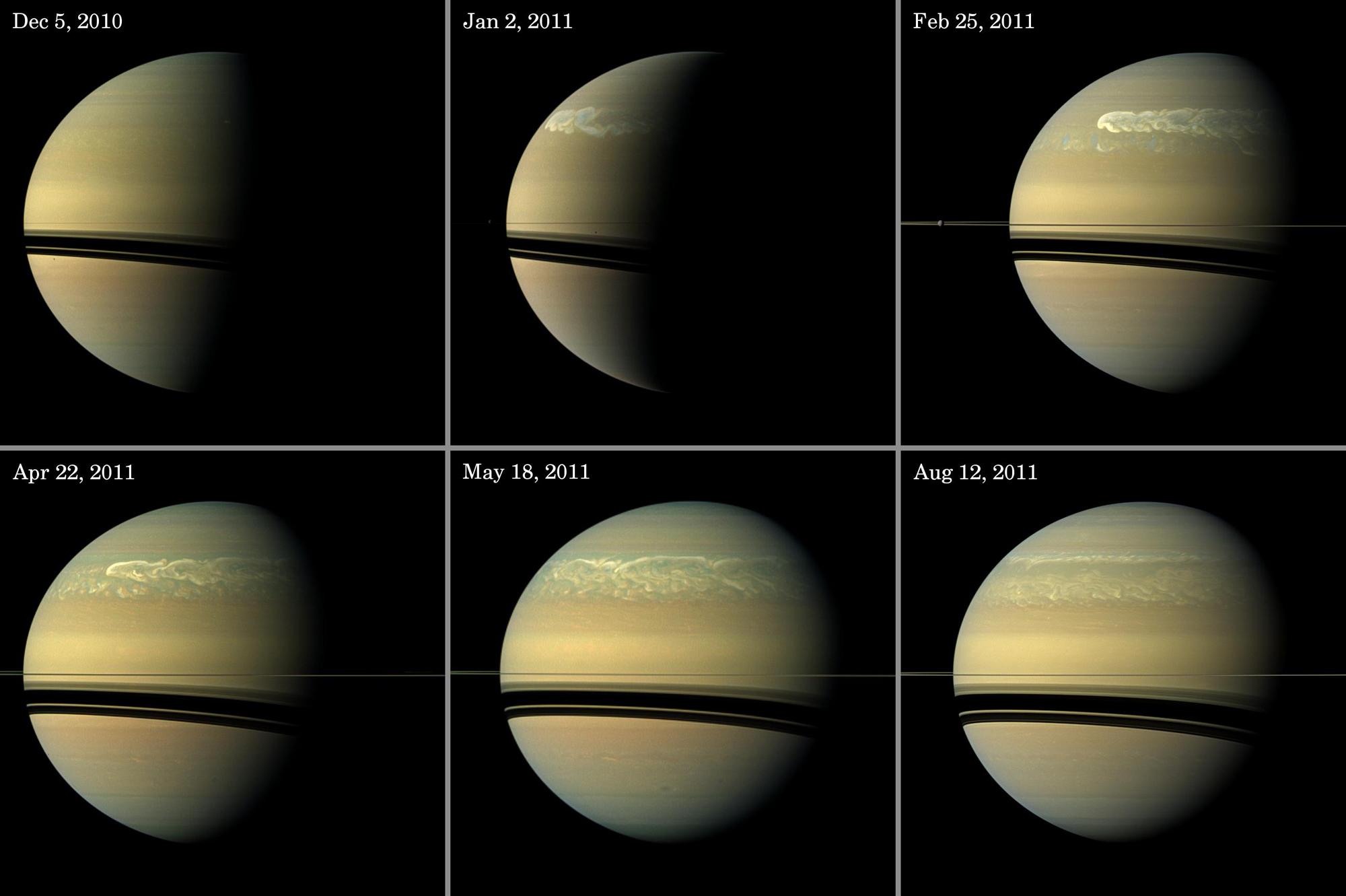 Mystery of Saturn's Epic Planet-Encircling Storms Explained